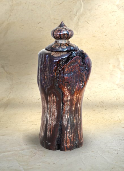 張國通 花器 29X12X12 菊花藤