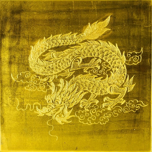 盧曉珊 甲辰 20X20cm 木胎 天然漆 金箔