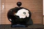 許瀞宜 富貴吉祥寶瓶 40X40X35 木胎漆器