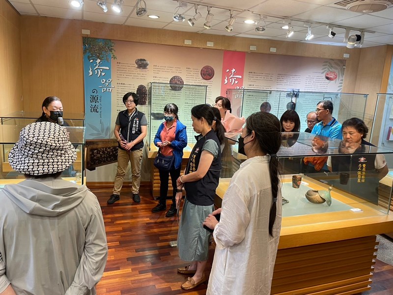 漆華金彩-臺灣漆金工藝創作協會聯展開幕式參展者導覽解說1