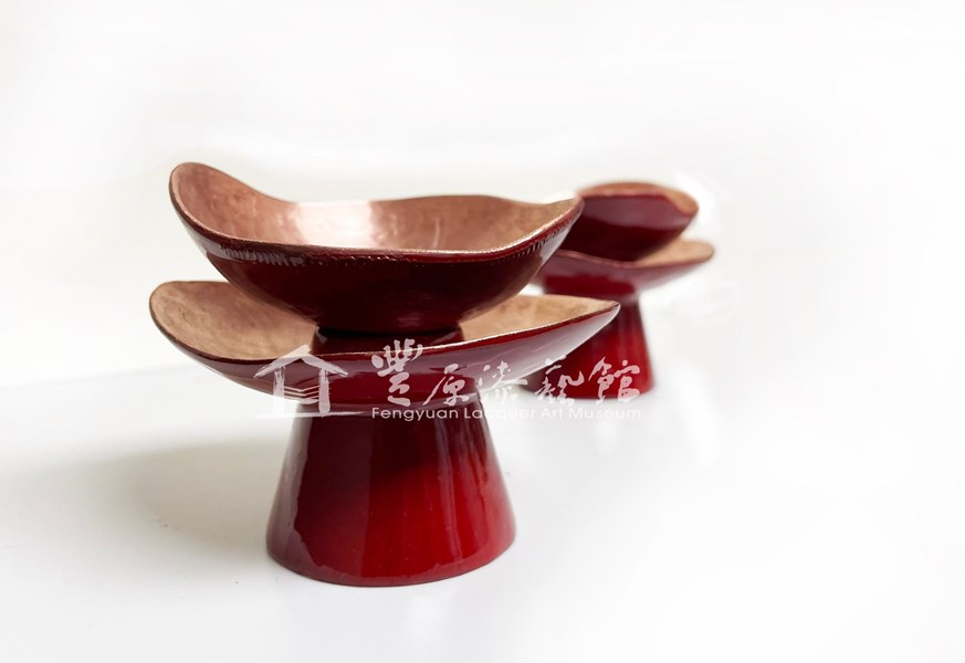 李虹 花酒之器 8X7X8 樹漆 銅