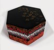 許玄昌 戲雪 8.5C8.5X5cm 木胎 天然漆 蛋殼