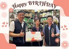 114年3月12日，豐原區公所 #洪峰明 區長及謝孟助主任秘書代表臺中市政府盧秀燕 市長臺中市政府民政局吳世瑋局長，於生日當天致贈富春里陳麗鳳里長生日禮盒