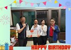 114年4月11日豐原區公所洪峰明區長及謝孟助主任秘書代表臺中市政府盧秀燕市長臺中市政府民政局吳世瑋局長，於生日致贈豐圳里鄭文鑫里長生日禮盒
