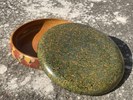 胡美林 點彩果盒 24X24X6 木胎 生漆