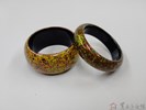 陳碧梅 手環 8.5X8.5X4 木胎 天然漆