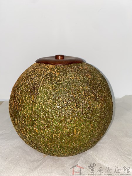 劉清山 繩胎漆器3 30X30X30   繩胎、天然漆