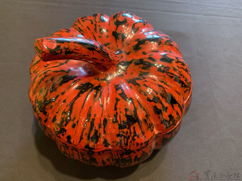 謝淑慧 紅韻 19X19X18 南瓜脫胎