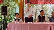 陳清輝藝師漆藝傳習成果展開幕式立法院副院長江啟臣致詞