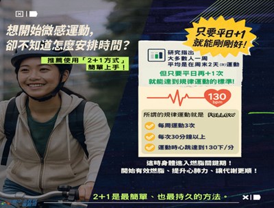 想開始微感運動卻不知道怎麼安排時間