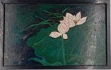 凃淑薰 不染 40X25.5X1.7 天然漆 木 蛋殼