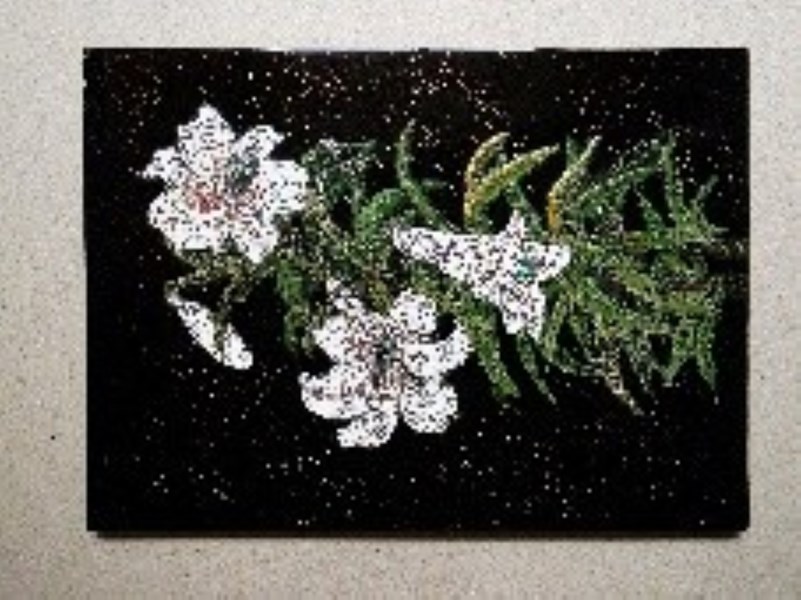 李春梅 百事和合1 33X24 天然漆 木 布 金箔