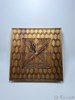 陳莉雯-時之蜂巢 24X24X3cm 樟木、天然漆、時鐘機芯