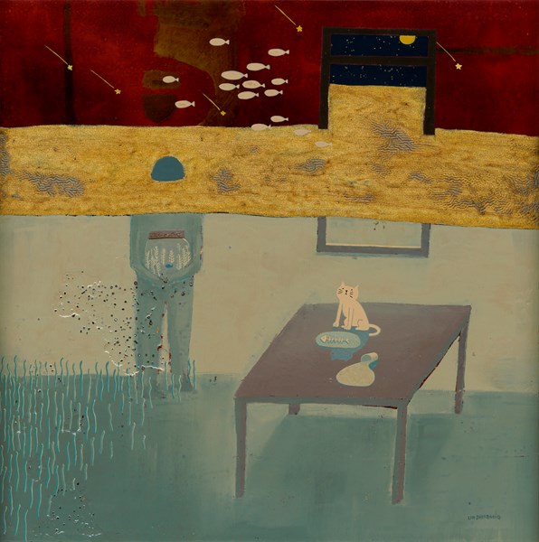 林政融 日常 30X30cm 天然漆