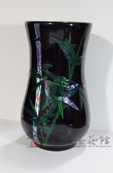 張舒嫚 竹露滴清響 19X11 脫胎 天然漆 螺鈿