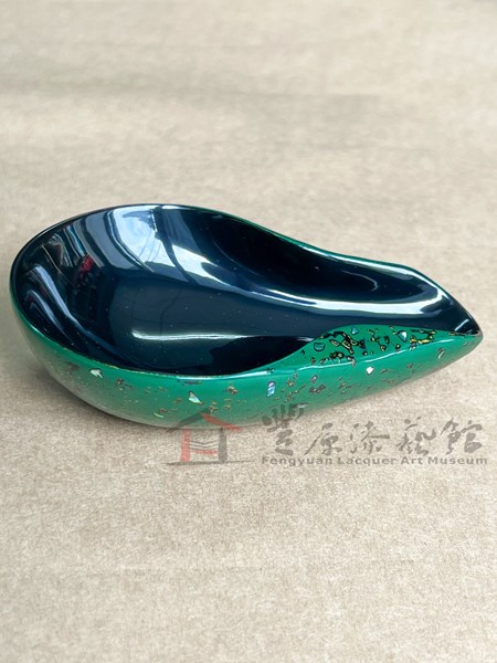 陳煒杰 茶則之二 11.2X7X3.1 木胎 天然漆