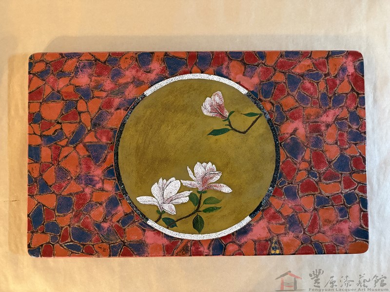 柯榮原 月映辛夷 70X42X23cm 天然漆 木胎
