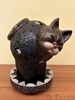 陳世貞 鍾心等候•望你早歸 22X22X42cm 夾紵天然漆