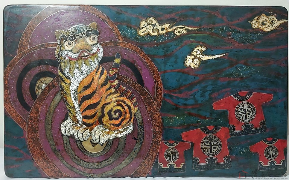 塗清祥 五湖四海宴 70X42X22cm 天然漆 木胎