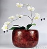 陳儒璁 朱律 直徑32cm 高49cm 桐木 天然漆 鋁箔 鋁線 壁報紙
