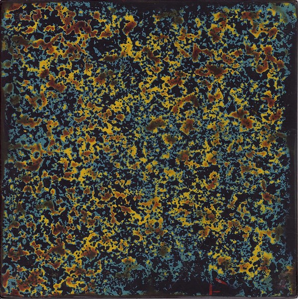 葉怡君 微光甦醒 10X10X0.8cm 木心板 天然漆