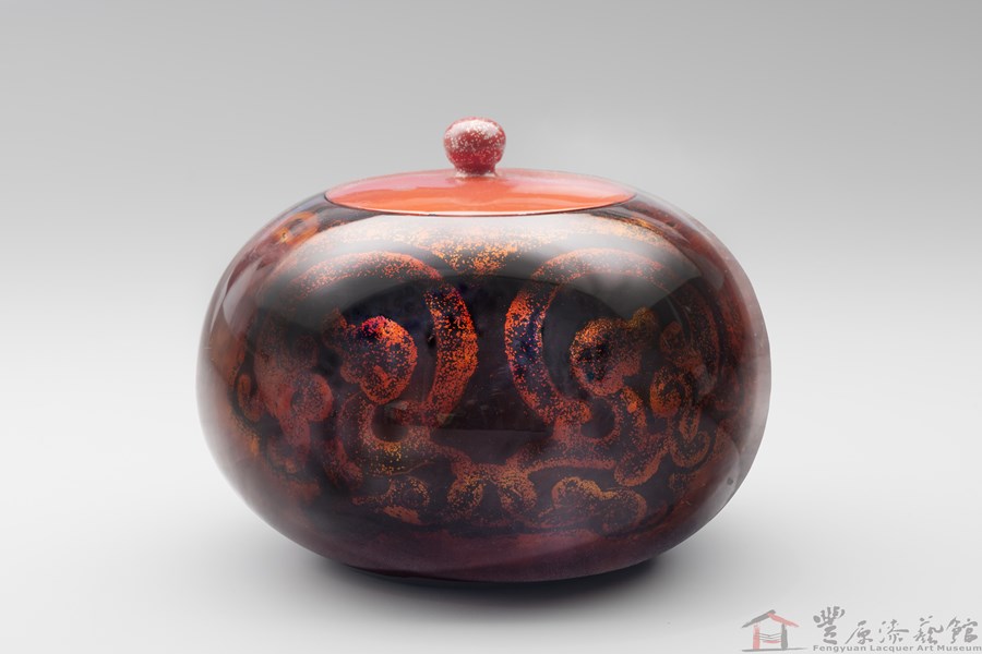 羅文祥 寶貝 17X14.5cm 天然漆 