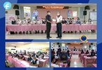 109年8月13日於本所四樓第三會議室召開109年度擴大區務會議，由洪峰明區長率本所課室主管、臺中市政府郭振益參事代表盧秀燕市長與市府各局處人員與會。